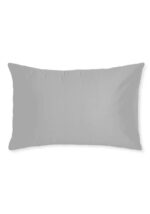 Poszewka SATYNOWA szara