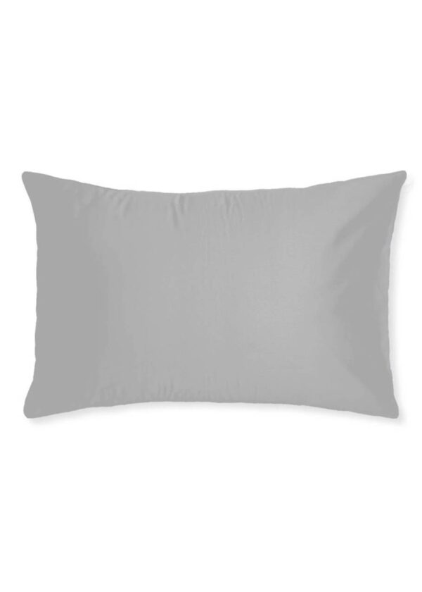 Poszewka SATYNOWA szara