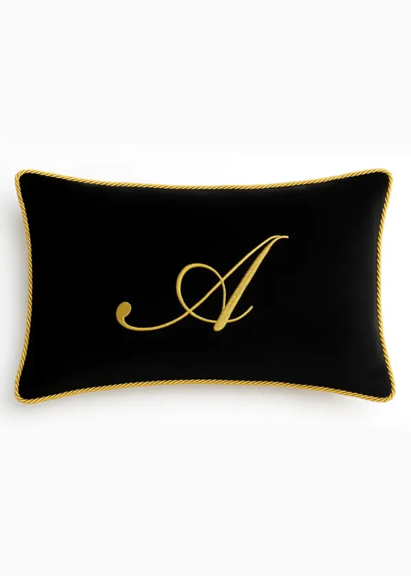 MARO HOME-poduszka dekoracyjna- imperial-prostokat-czarny