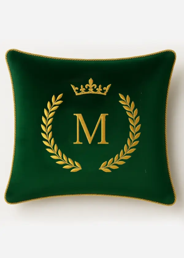 MAROHOME-poduszka-dekoracyjna-Queeny-zieleń