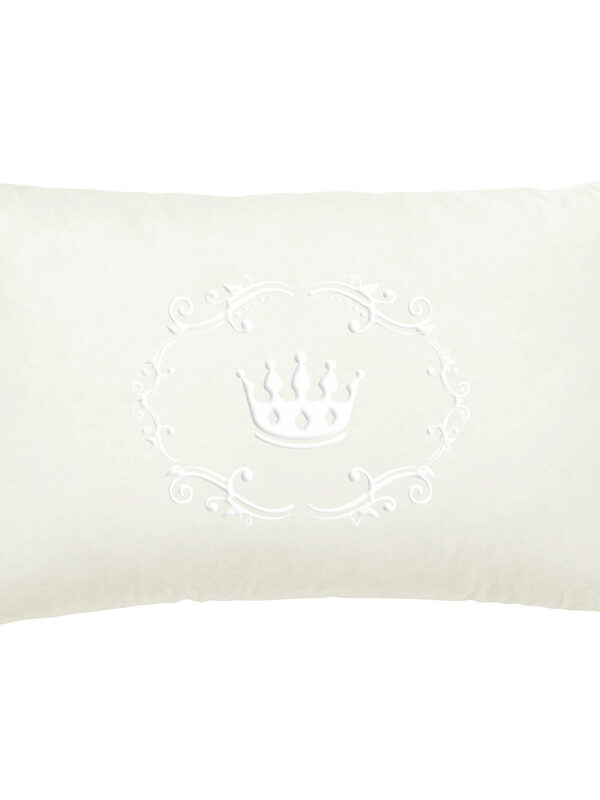 Poduszka prostokąt VELVET ROYAL - Ecru