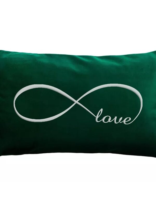 Poduszka prostokąt VELVET Infinity Love