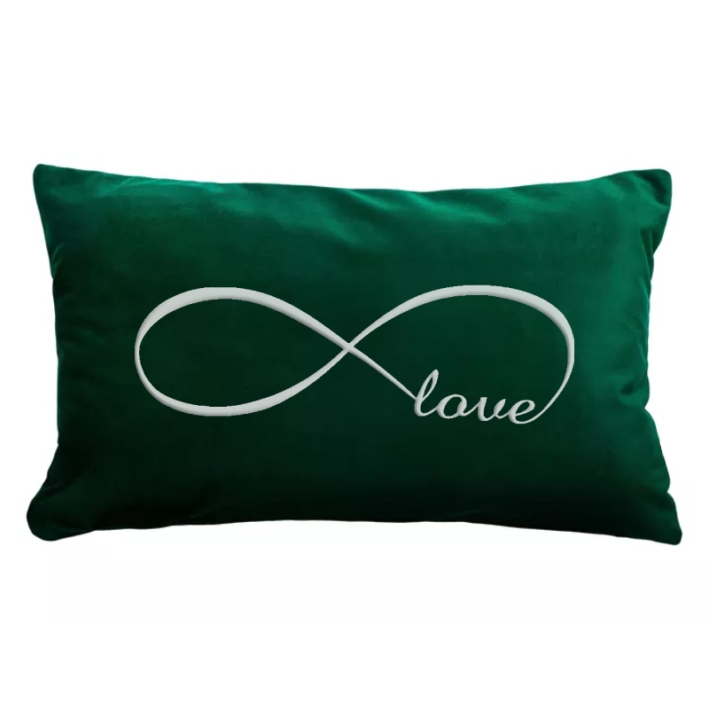 Poduszka prostokąt VELVET Infinity Love
