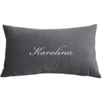 Poduszka prostokąt VELVET z imieniem