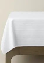 Prześcieradło wierzchnie adamaszek biały