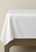 Prześcieradło wierzchnie satynowe białe