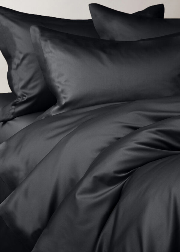 Pościel satynowa VALENCIA - czarny