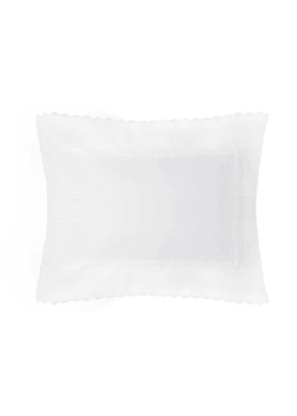 Poszewka biała z koronką