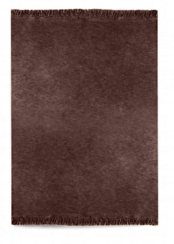 Koc bawełniany - espresso - 150 x 200