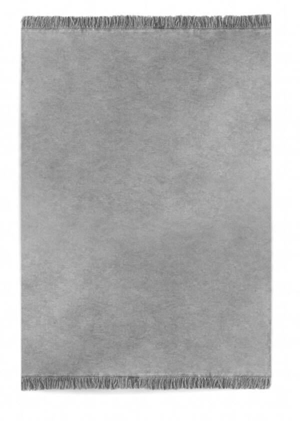 Koc bawełniany - jasny szary - 150 x 200