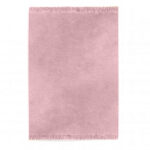 Koc bawełniany - brudny róż - 150 x 200