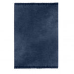 Koc bawełniany - marine blue - 150 x 200