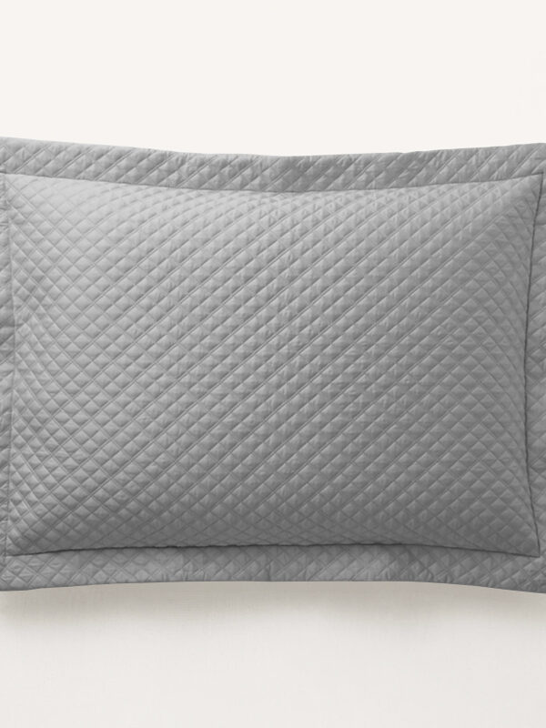 Poduszka prostokąt VELVET CAPRI - Szary jasny