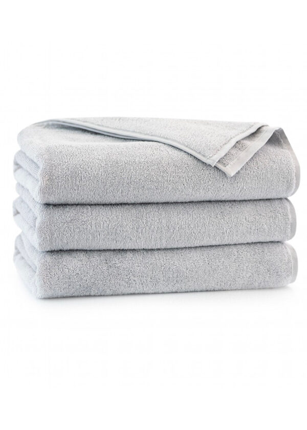 Personalizowany ręcznik bambusowy BASIC – srebrny