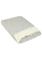 Koc ZELANDIA wełniany z frędzlami maro home