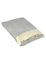 Koc ZELANDIA wełniany z frędzlami maro home