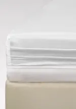 Prześcieradło TENCEL™ LUX białe z gumką