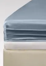 Prześcieradło TENCEL™ LUX frozen blue z gumką