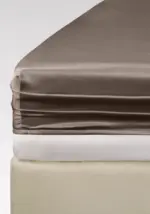 Prześcieradło TENCEL™ LUX mokka z gumką