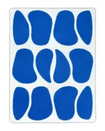 Koc bawełniany TERRA STONE Blue - 150 x 200