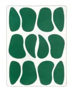 Koc bawełniany TERRA STONE Green - 150 x 200