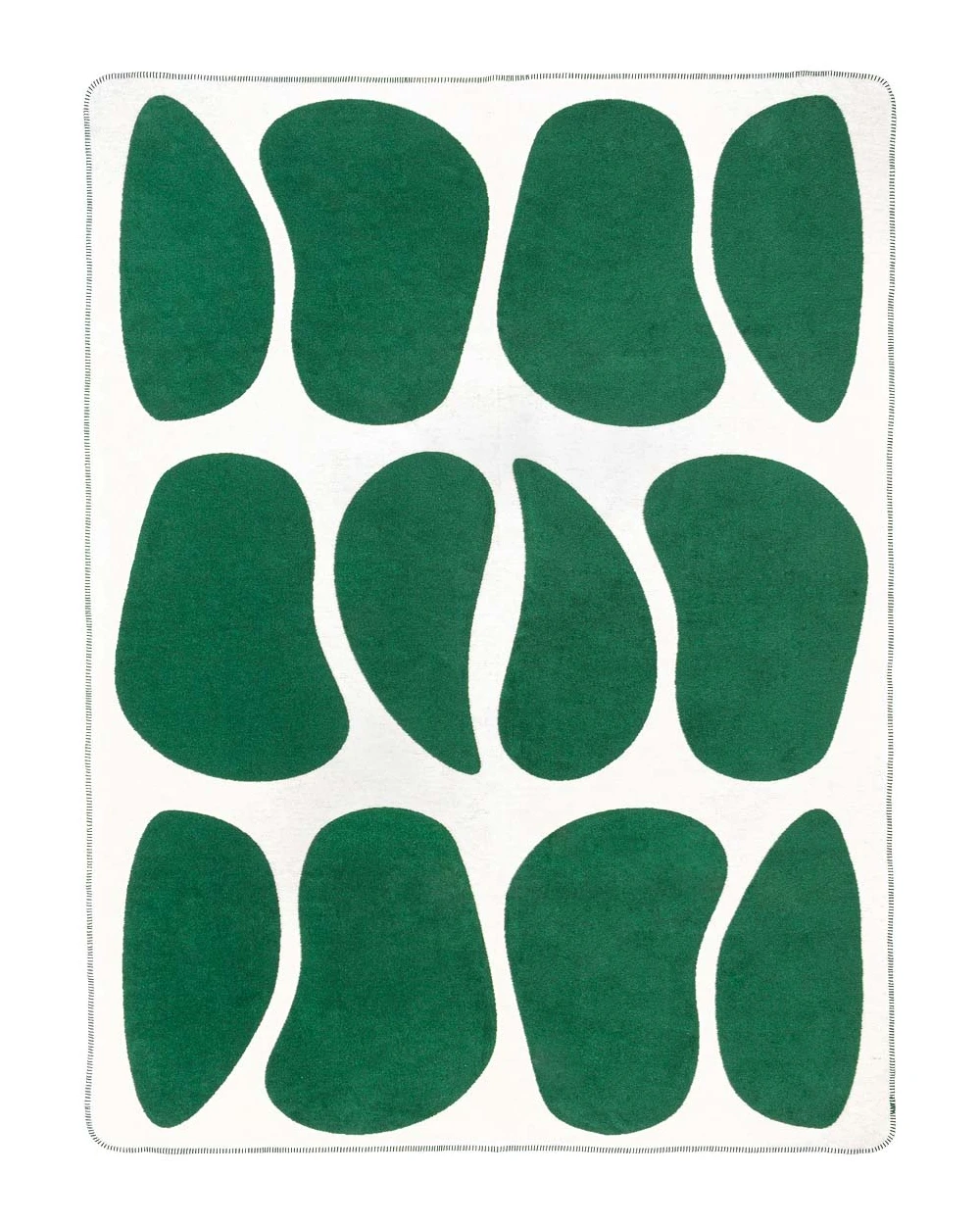 Koc bawełniany TERRA STONE Green - 150 x 200