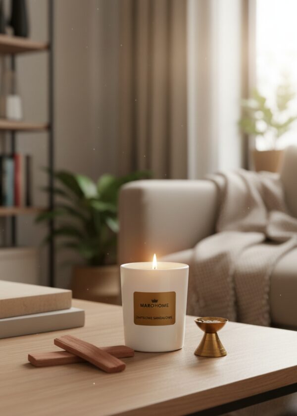 Świeca sojowa - Zmysłowe Sandałowe