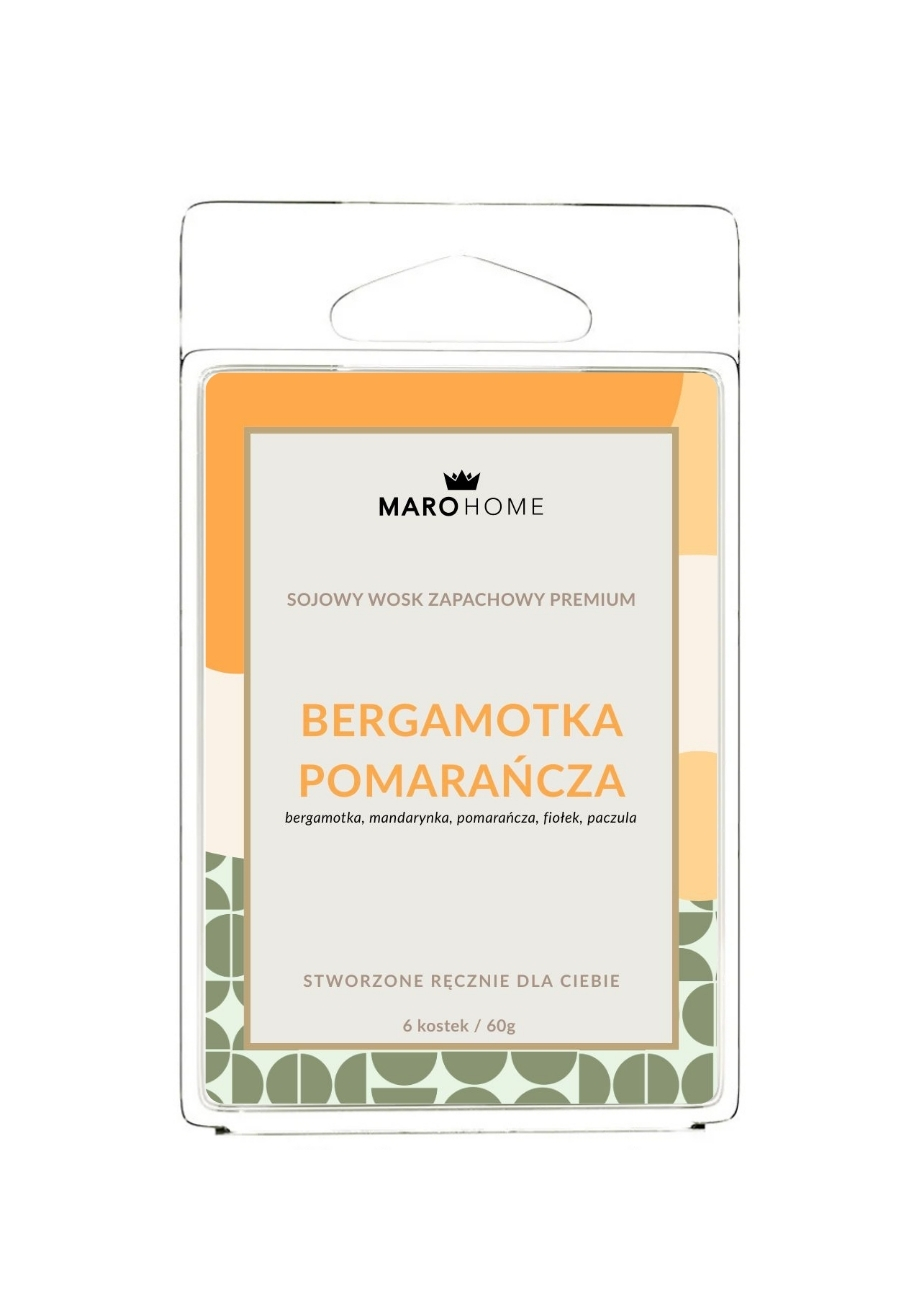 Wosk zapachowy premium - Bergamotka&Pomarańcza