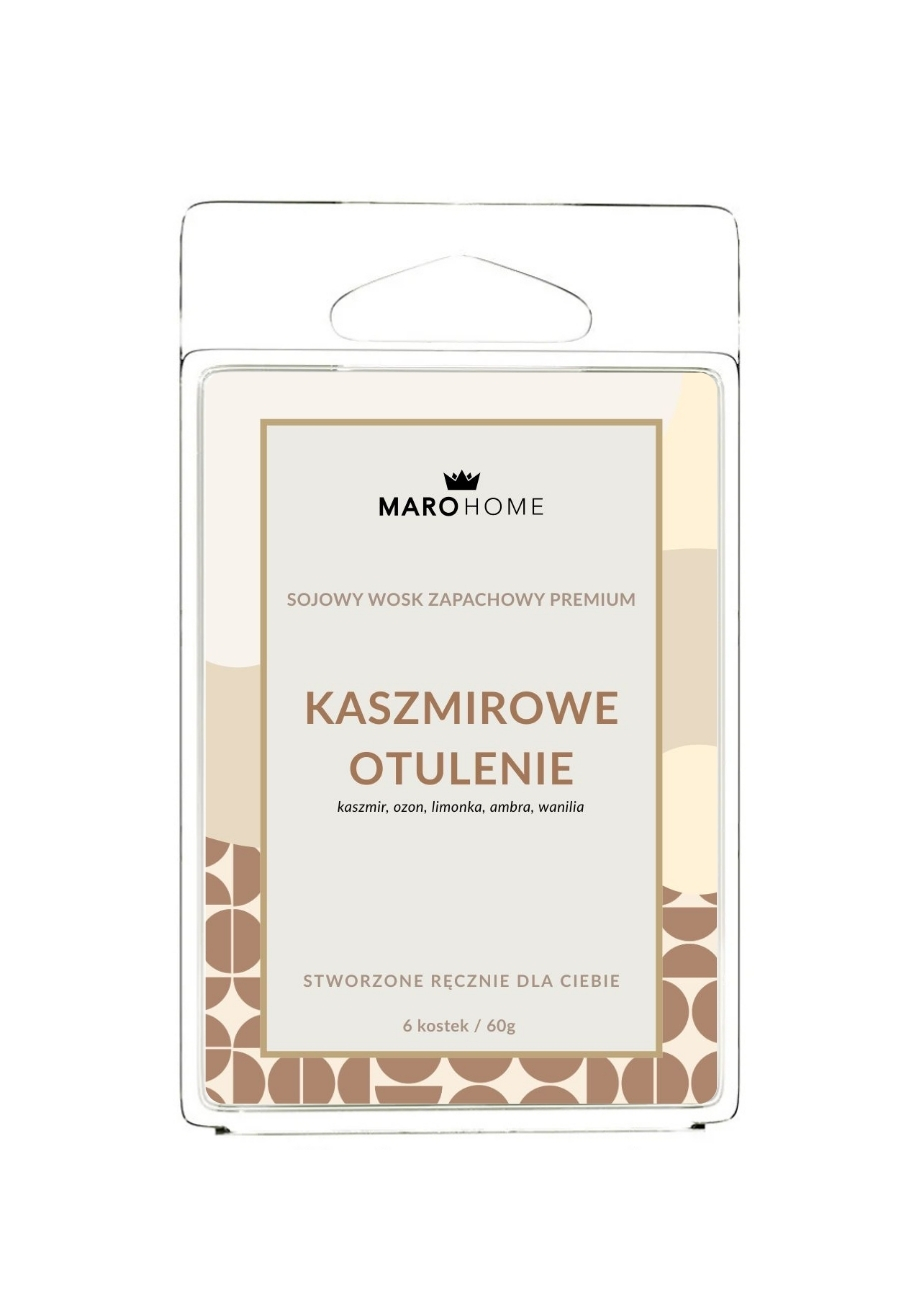 Wosk zapachowy premium - Kaszmirowe otulenie