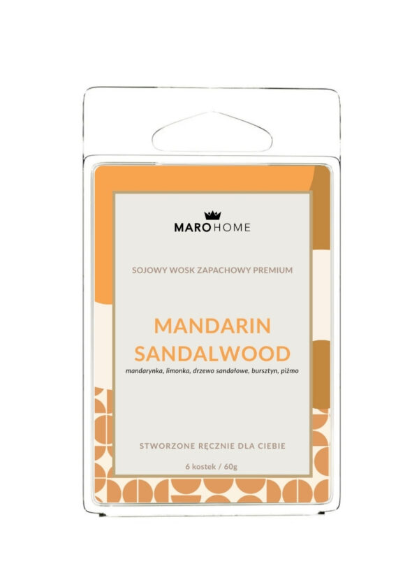 Wosk zapachowy premium - Mandarin sandalwood