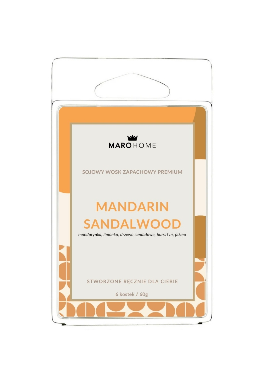 Wosk zapachowy premium - Mandarin sandalwood
