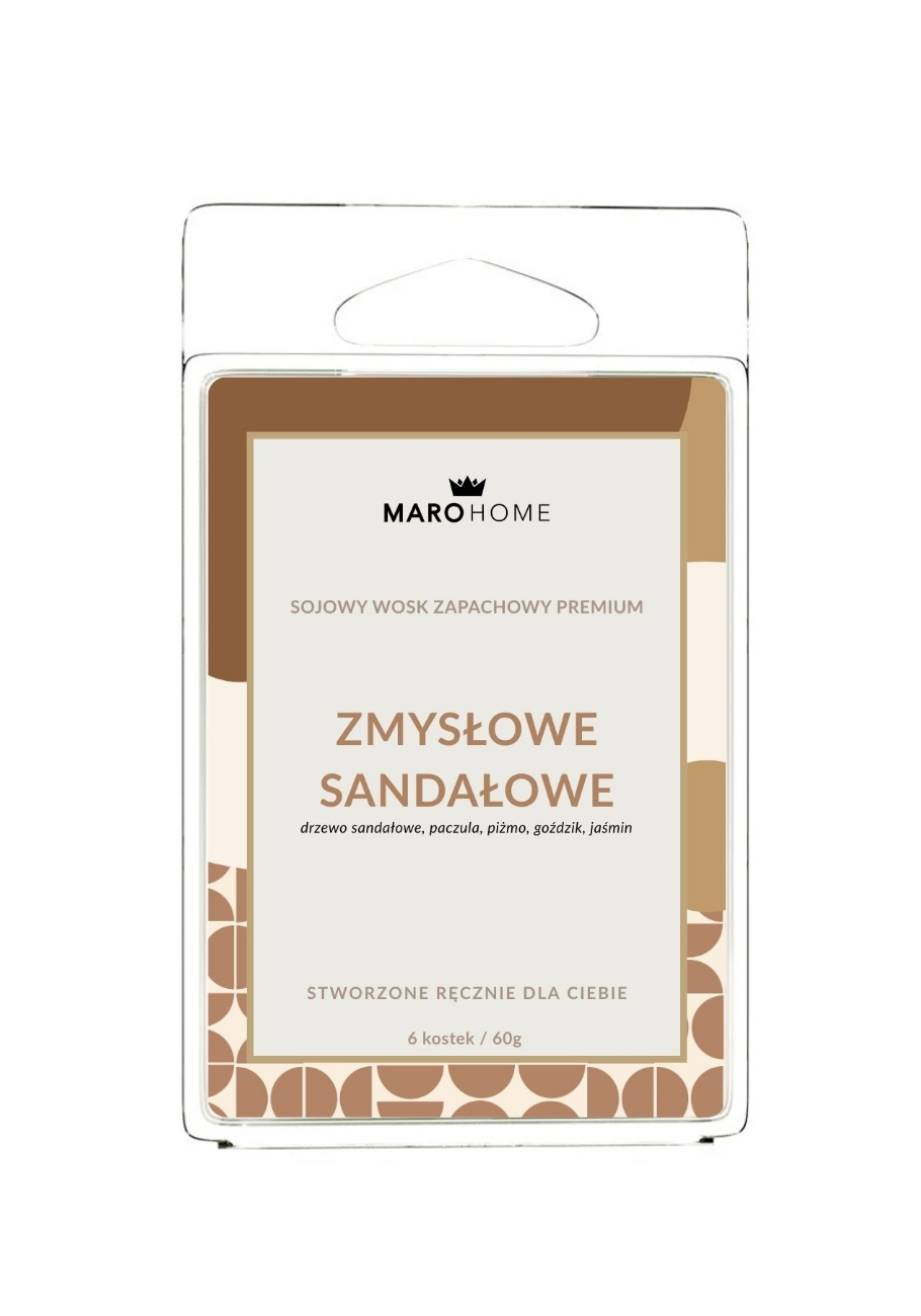 Wosk zapachowy premium - Zmysłowe sandałowe