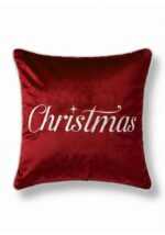 Poduszka VELVET bordo CHRISTMAS
